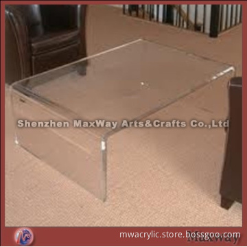 Elegant rectangle low plexiglass tea table